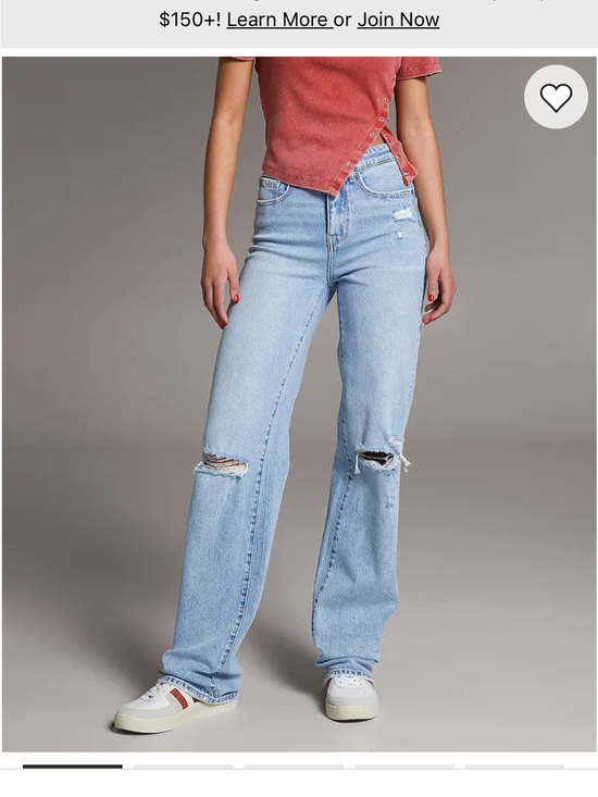 BKE Denim - BKE buckle Light Wash High-Rise Straight Leg Jeans - Light Blue